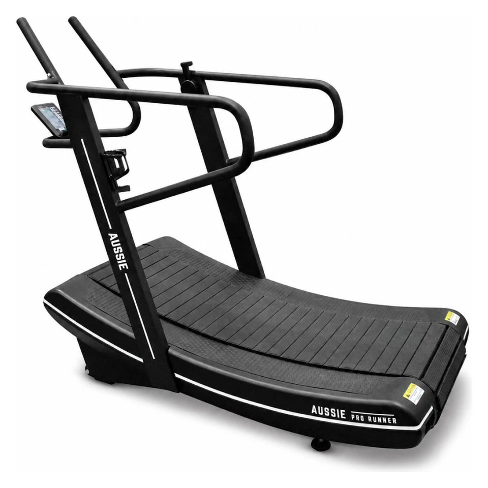 Angled view of the Aussie Pro Runner showing its high handles and lower handles
